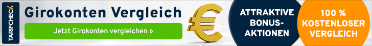 Girokonto vergleichen: Tarifcheck