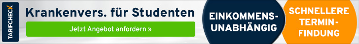 Private Krankenversicherung für Studenten vergleichen, Tarifcheck