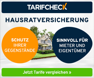 Hausratversicherung vergleichen: Tarifcheck