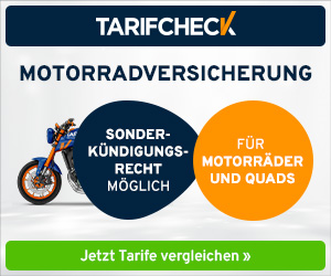 Motorradversicherung vergleichen: Tarifcheck