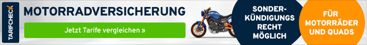 Motorradversicherung vergleichen: Tarifcheck