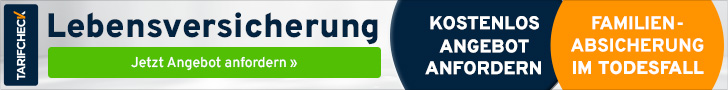 Lebensversicherung vergleichen: Tarifcheck