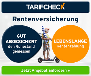 Private Rentenversicherung vergleichen: Tarifcheck