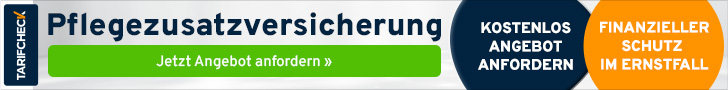 Pflegezusatzversicherung vergleichen: Tarifcheck